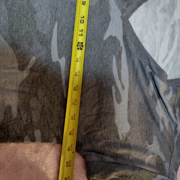 LAINAB Women's Heathered Camo V-Neck Short Sleeve T-Shirt NEW Small Active C - Picture 6 of 7